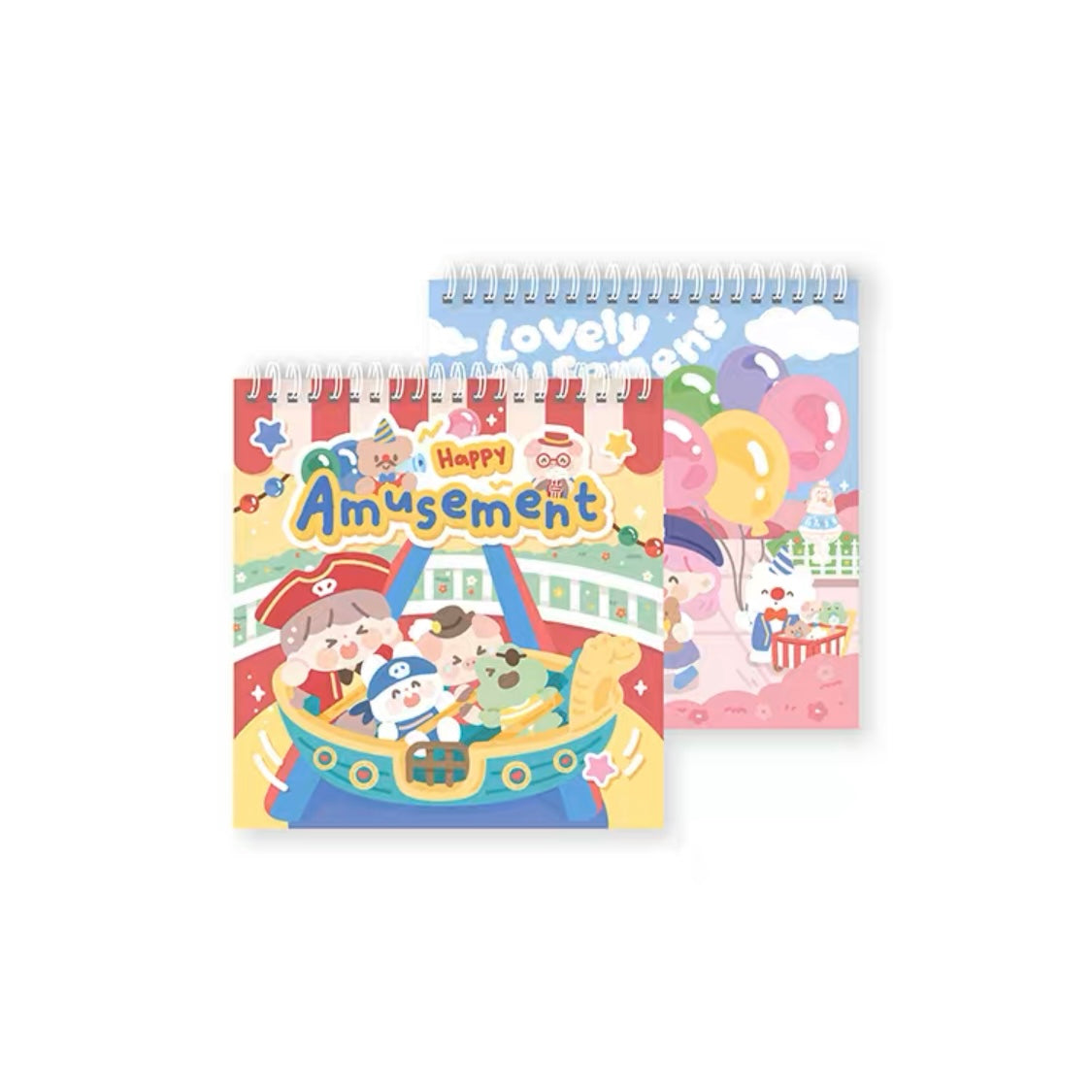 Molinta 「Amusement」series circular sticker and scene sticker book set
