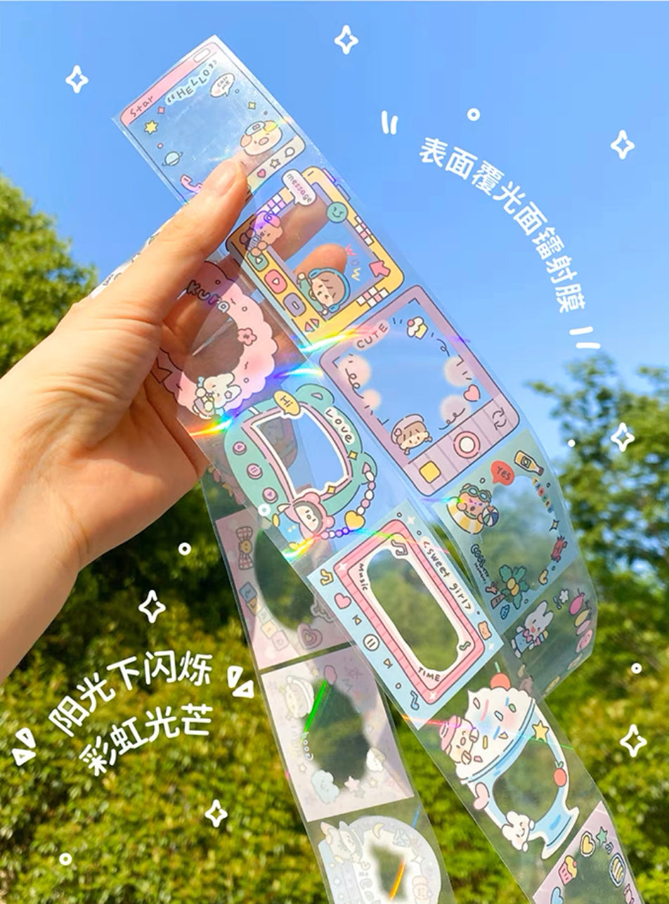 Molinta「Shining Girl」Photo frame series shining pet tape and sticker set