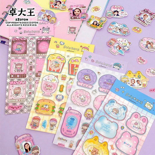 Molinta「Shining Girl」Photo frame series 3D sticker set