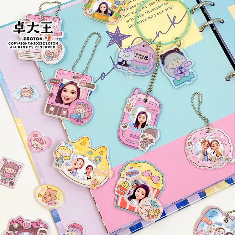 Molinta「Shining Girl」Photo frame series 3D sticker set