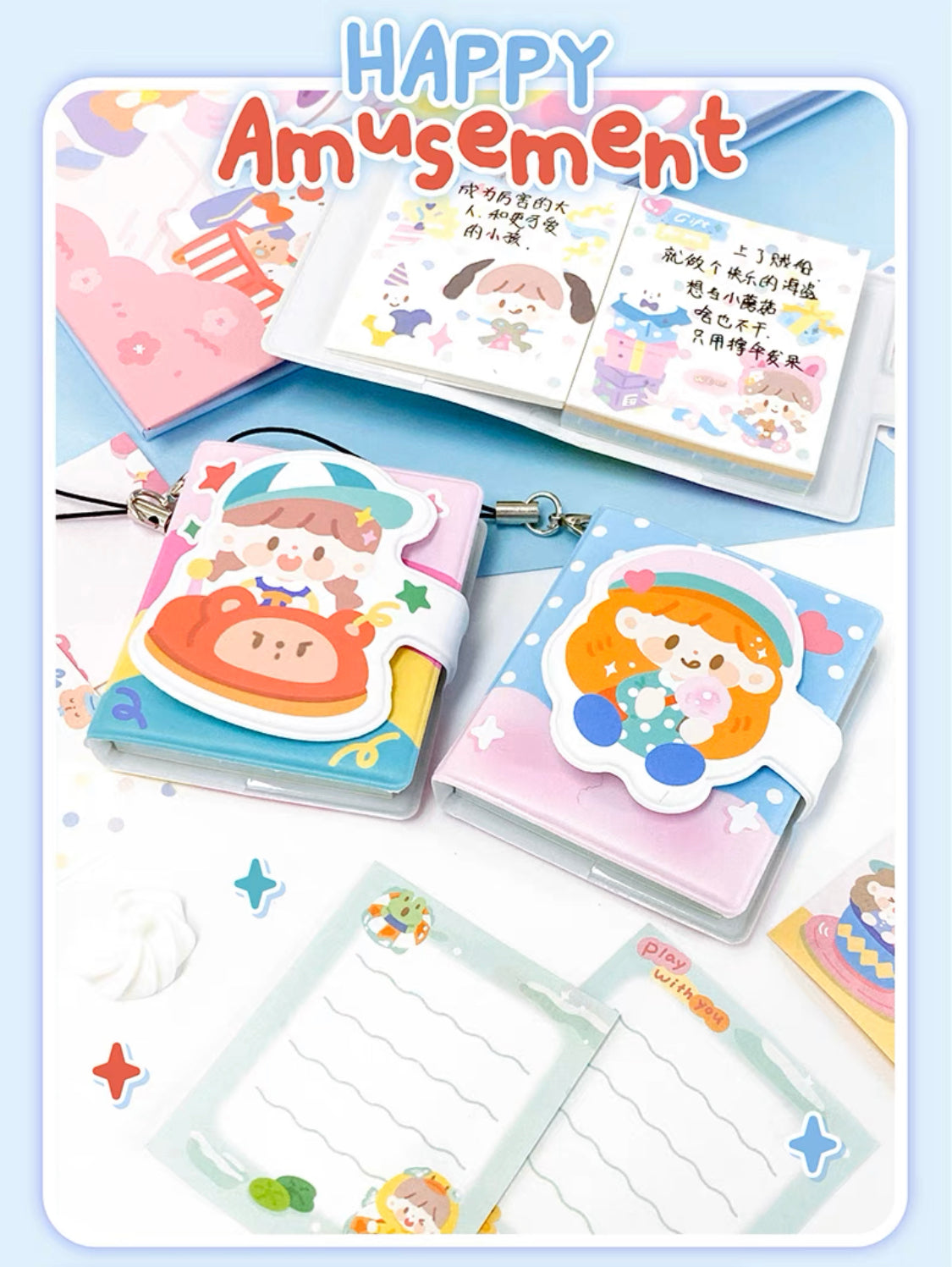 Molinta Amusement park series mini notebooks