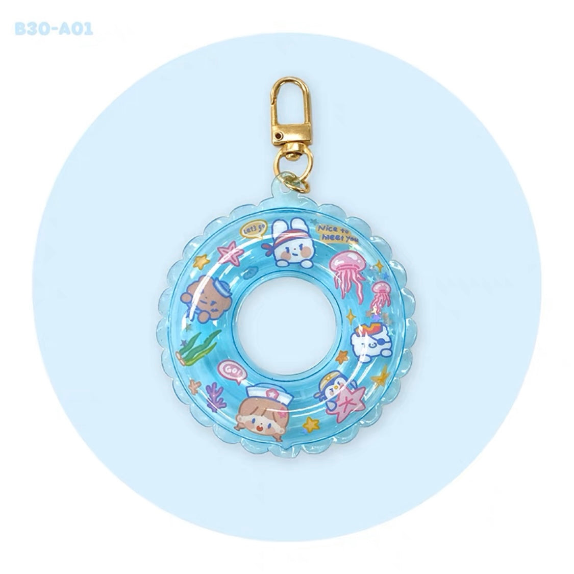 Molinta summer「Undersea Paradise」series Swimming laps chaining