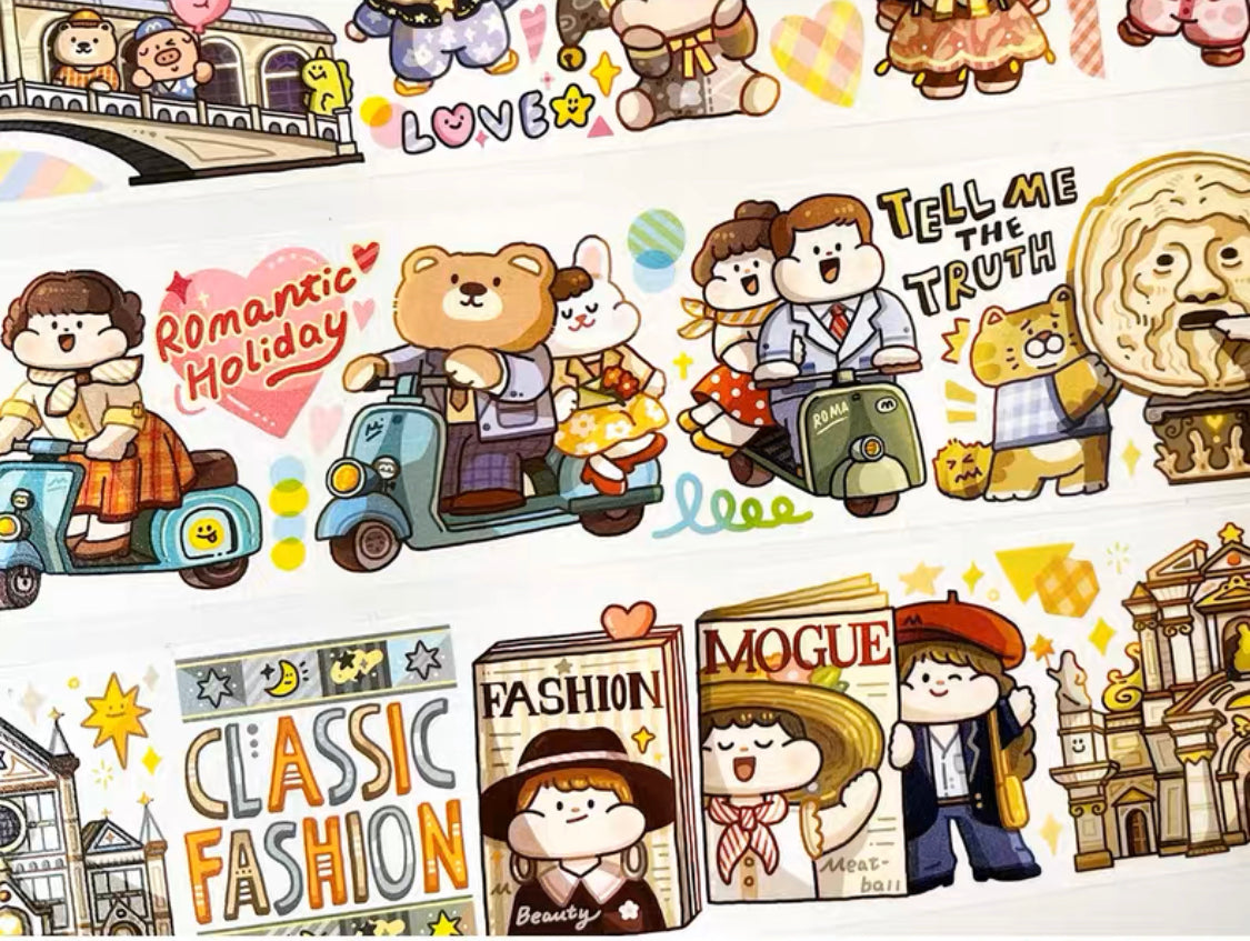 Meatball 「Travel」series 3 Italy washitape