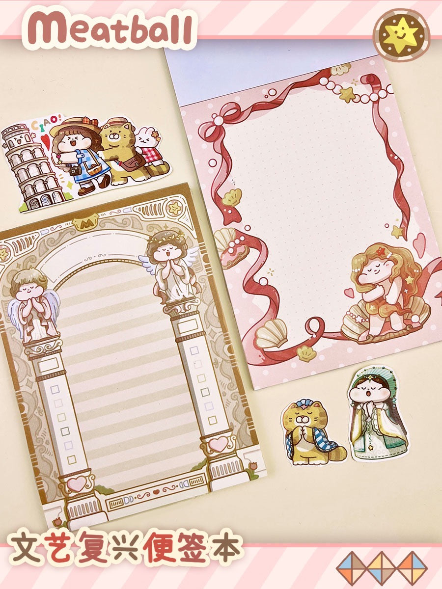 Meatball 「the Renaissance」series memo pack