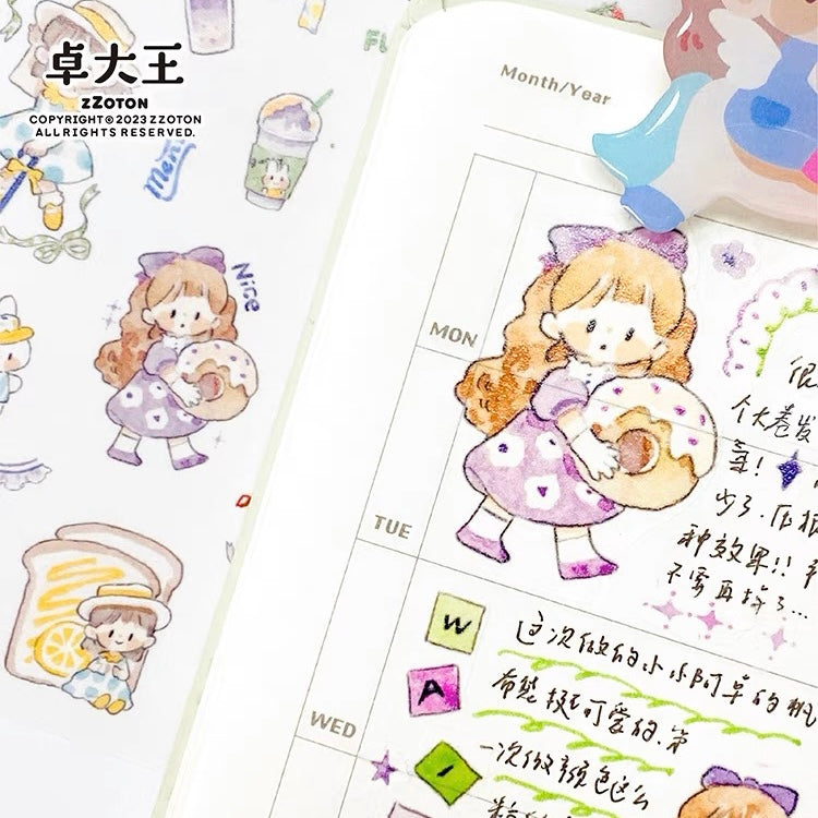 Molinta ootd cute dessert washitape and sticker pack