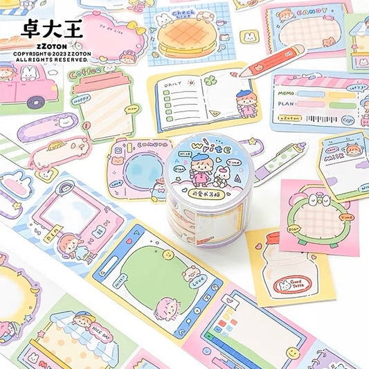Molinta cute memo frame series writing paper tape