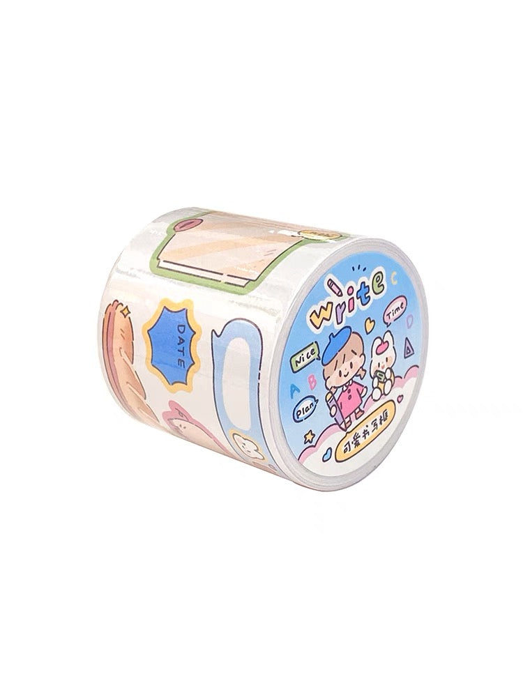 Molinta cute memo frame series writing paper tape