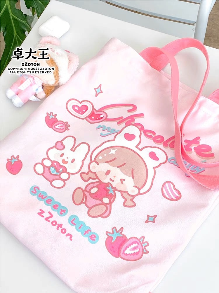 Molinta cute andsweet shoulder canvas bag