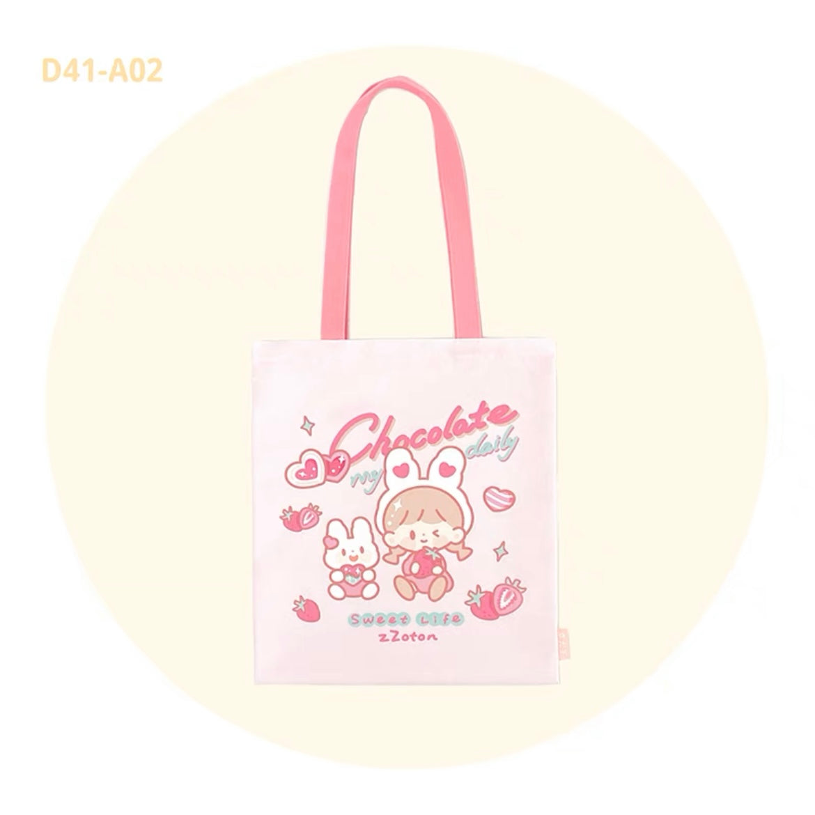 Molinta cute andsweet shoulder canvas bag