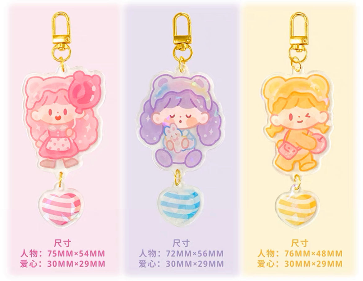 Molinta candy acrylic key chaining