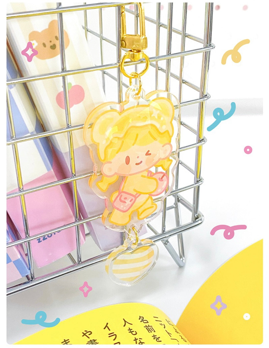 Molinta candy acrylic key chaining