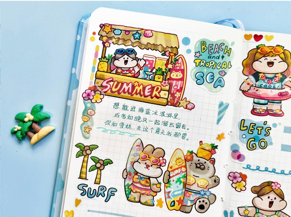 Meatball 「Travel」series 5 Thailand washitape