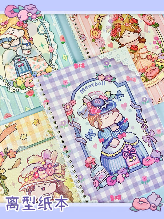 Meatball 「Travel」series 2 France washitape and sticker holder book