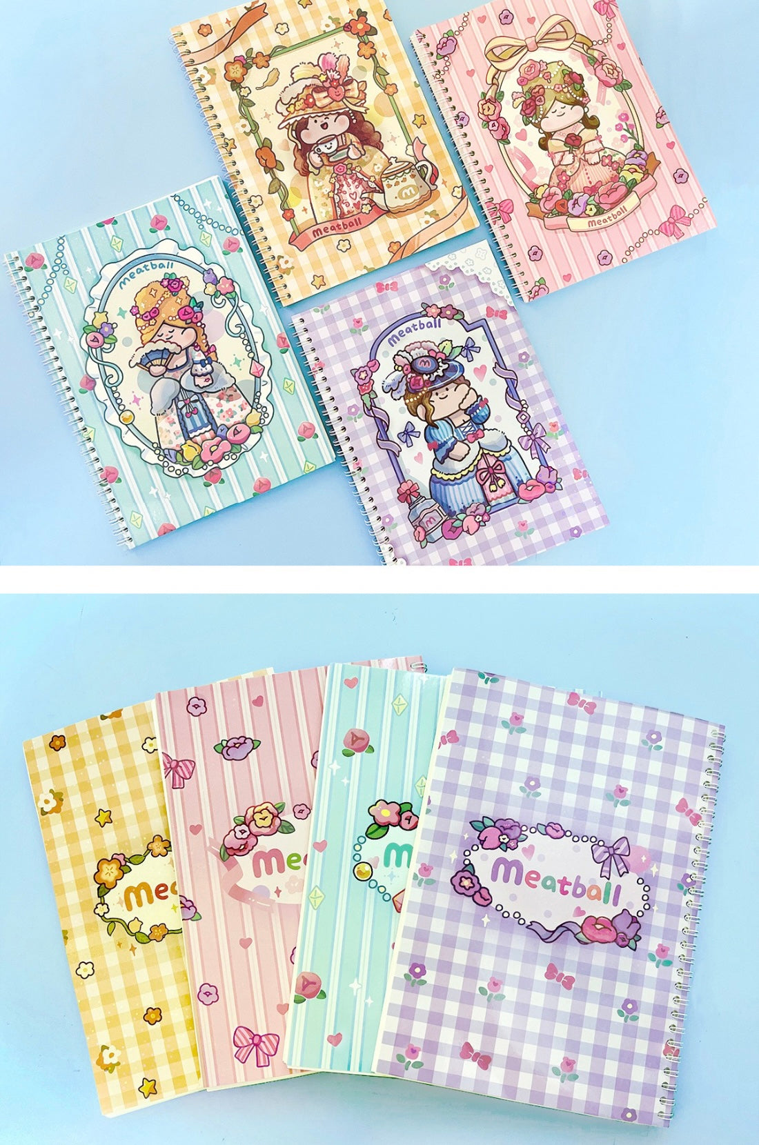 Meatball 「Travel」series 2 France washitape and sticker holder book