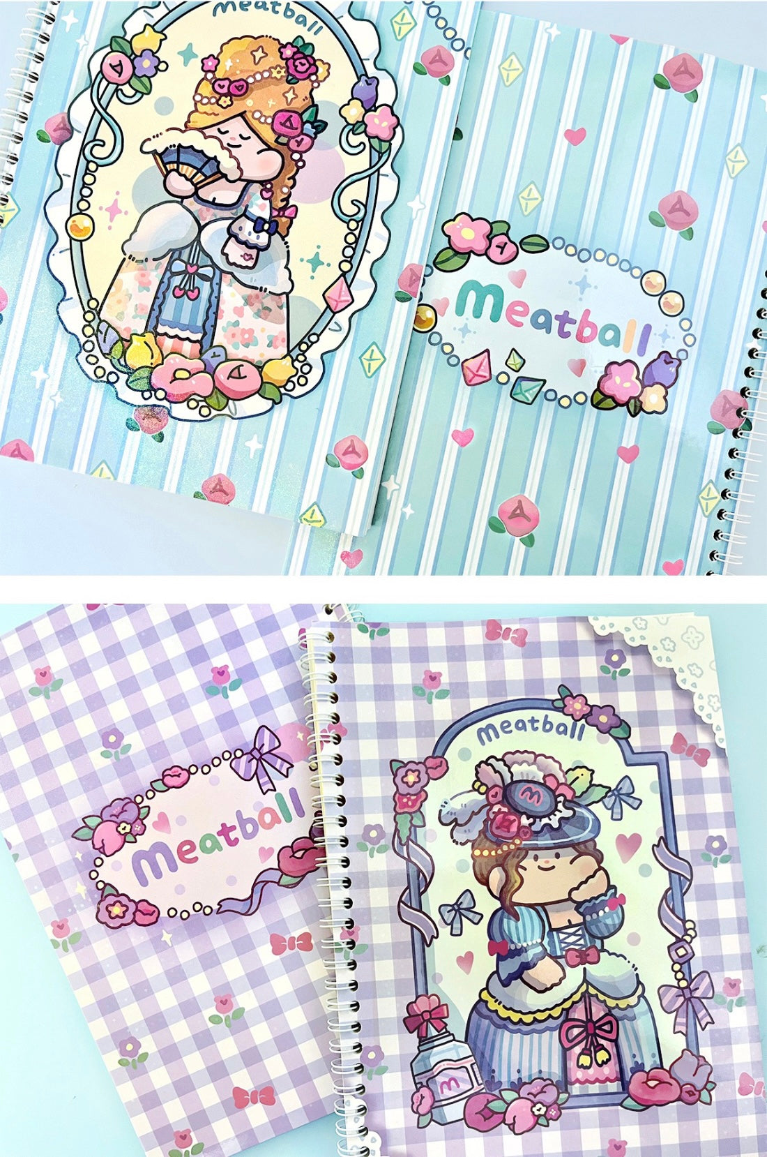 Meatball 「Travel」series 2 France washitape and sticker holder book