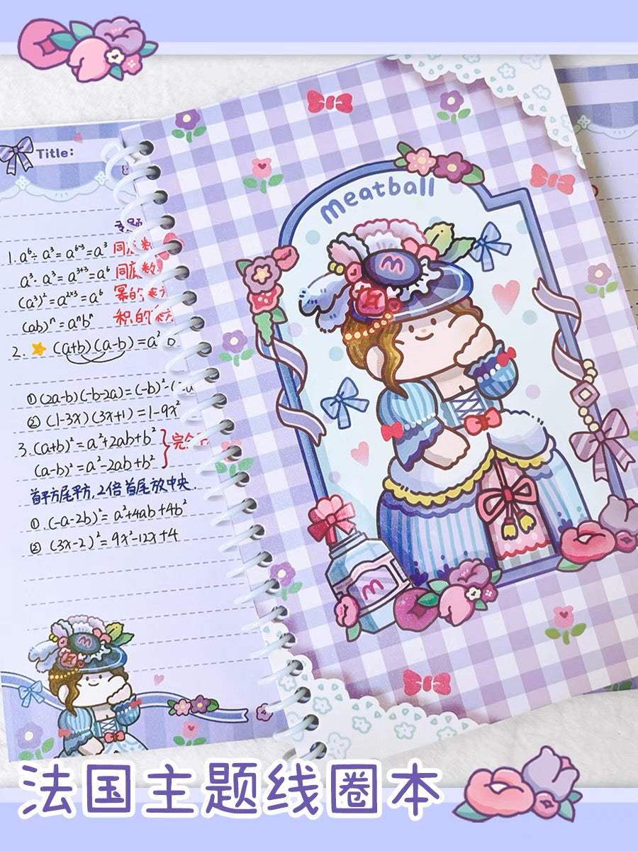 Meatball 「Travel」series  France notebook