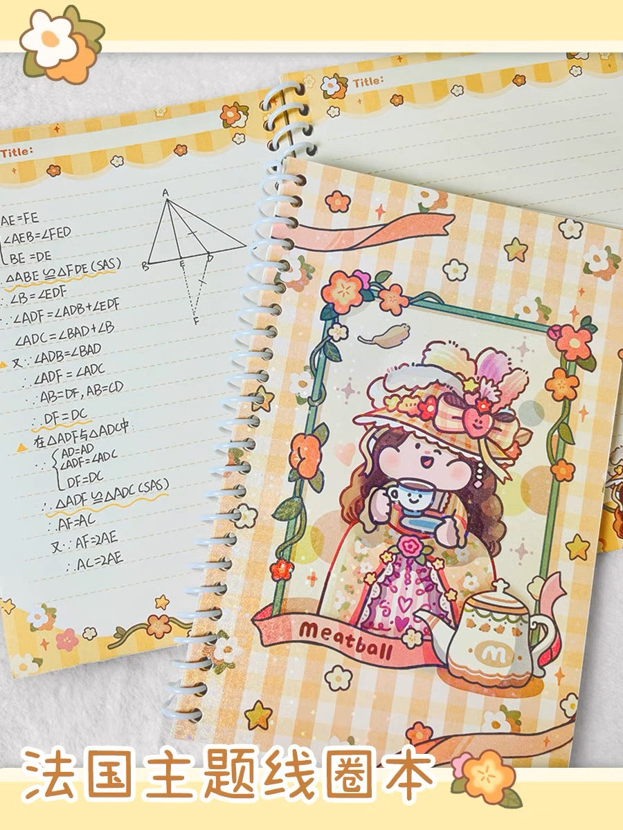Meatball 「Travel」series  France notebook