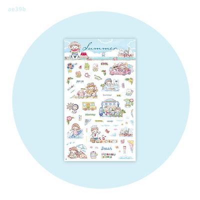 Molinta summer time washitape and sticker pack