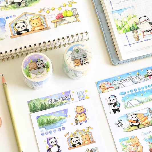 Ever&Ein Forest & Camping washitape and sticker pack