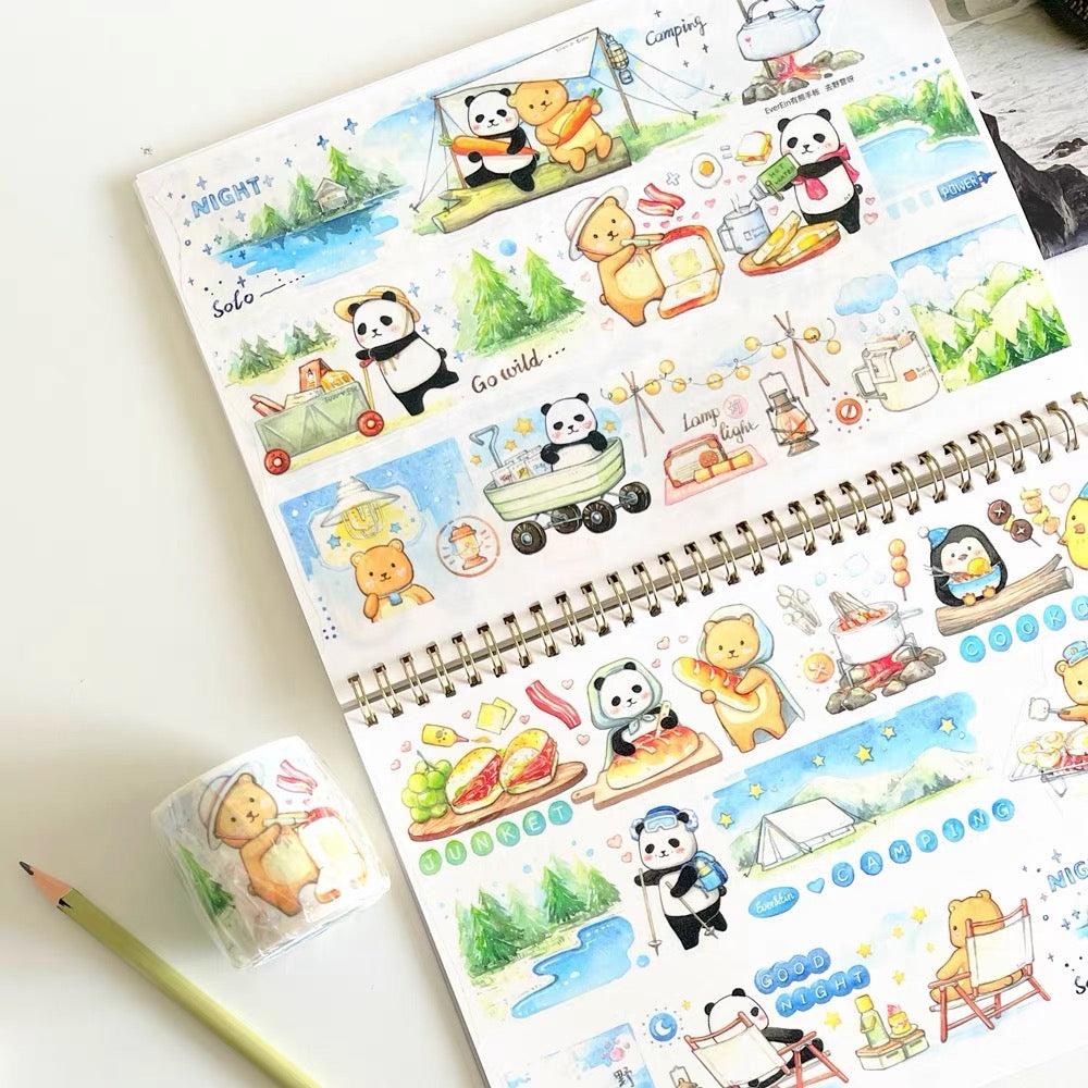 Ever&Ein Forest & Camping washitape and sticker pack