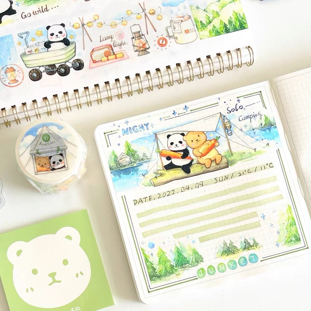 Ever&Ein Forest & Camping washitape and sticker pack
