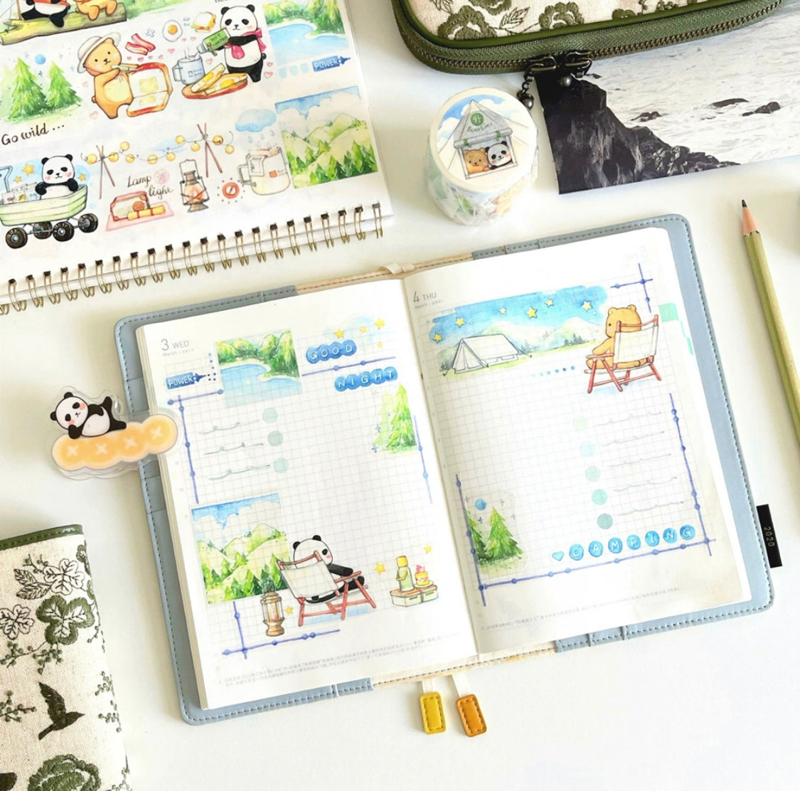 Ever&Ein Forest & Camping washitape and sticker pack