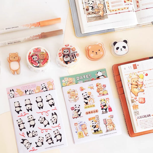 Ever&Ein Daily life & 31days & date & cycles washitape and sticker pack