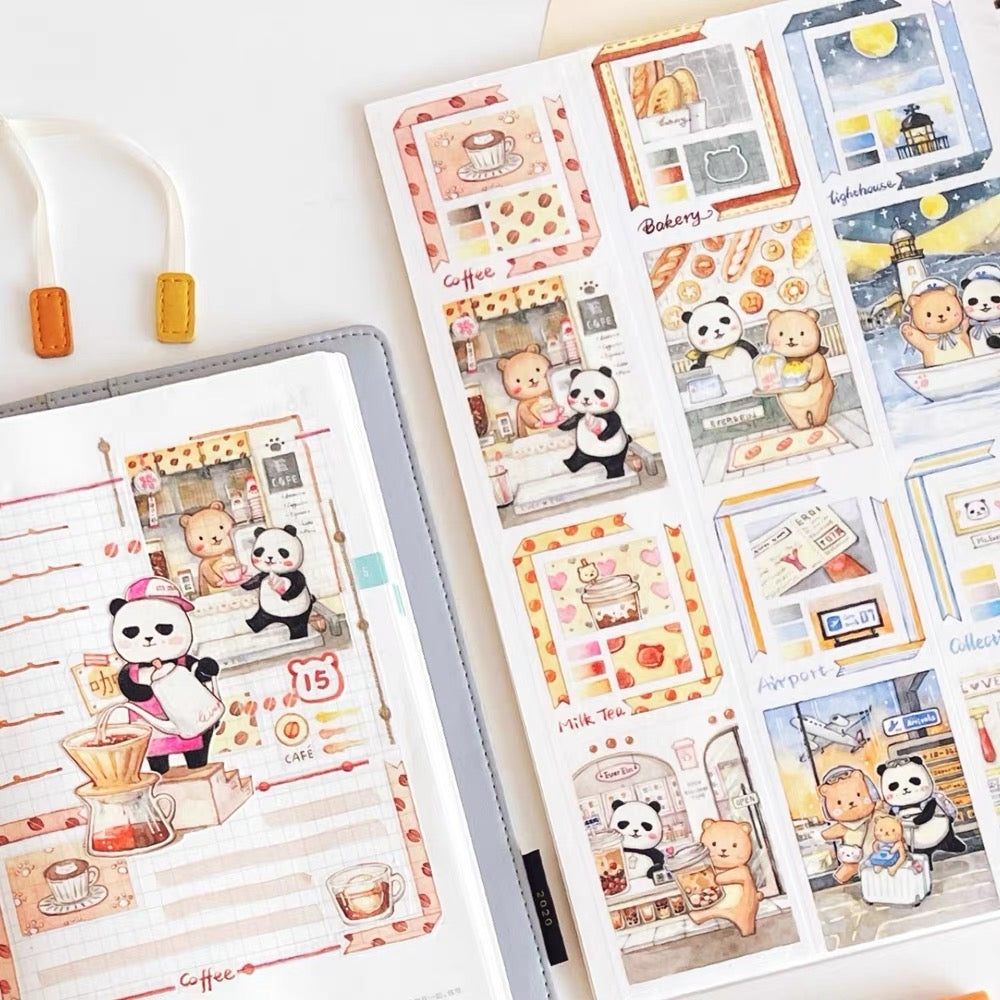 Ever&Ein Daily life & 31days & date & cycles washitape and sticker pack