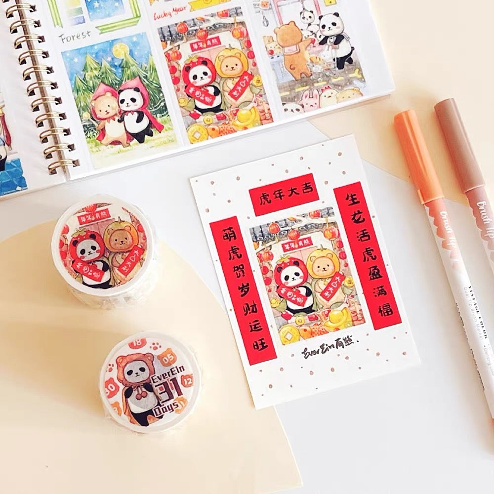 Ever&Ein Daily life & 31days & date & cycles washitape and sticker pack