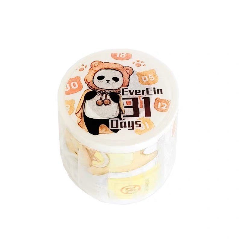 Ever&Ein Daily life & 31days & date & cycles washitape and sticker pack