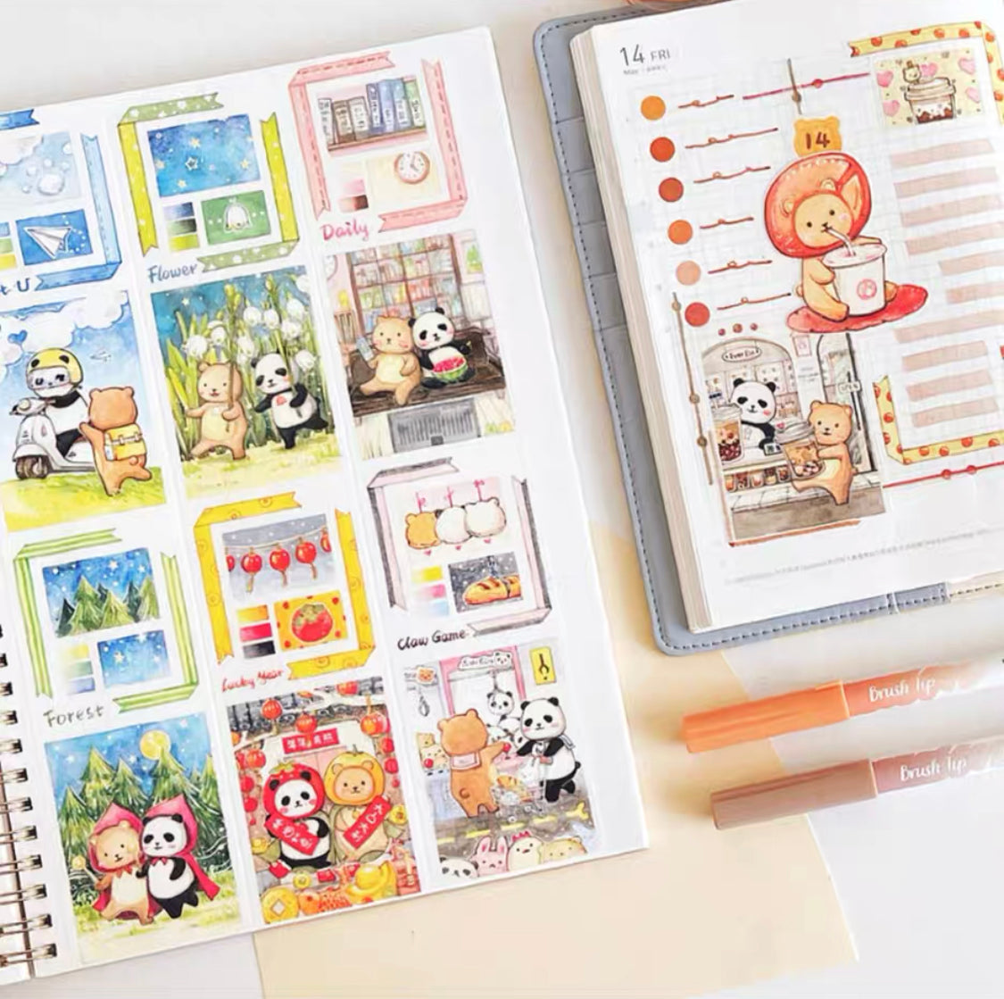 Ever&Ein Daily life & 31days & date & cycles washitape and sticker pack