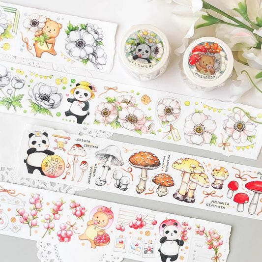 Ever&Ein flower and mushroom washitape