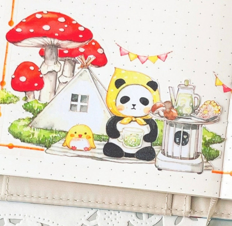 Ever&Ein flower and mushroom washitape