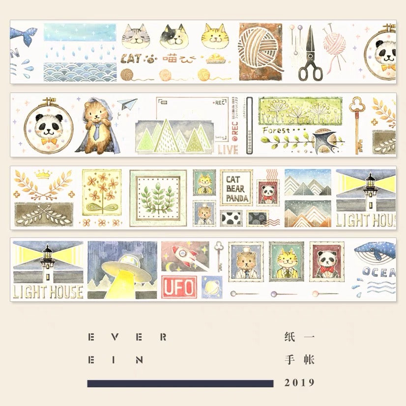 Ever&Ein creation cat washitape