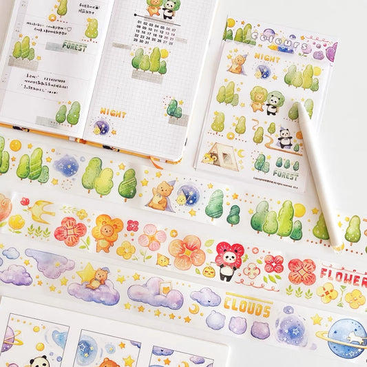 Ever&Ein colorful washitape and sticker pack