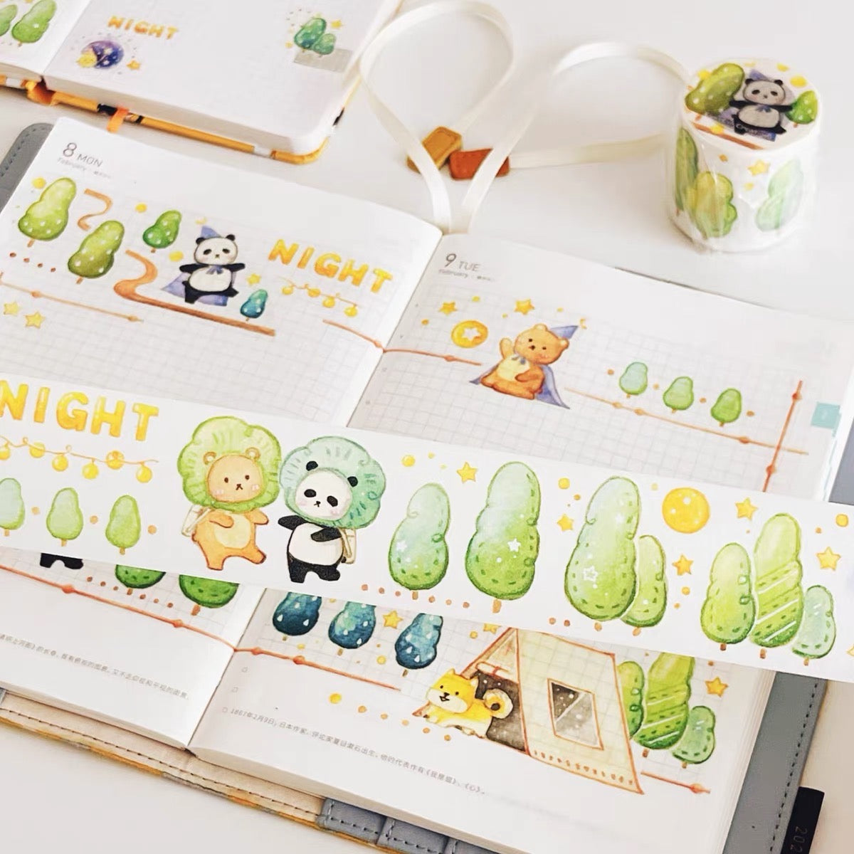 Ever&Ein colorful washitape and sticker pack