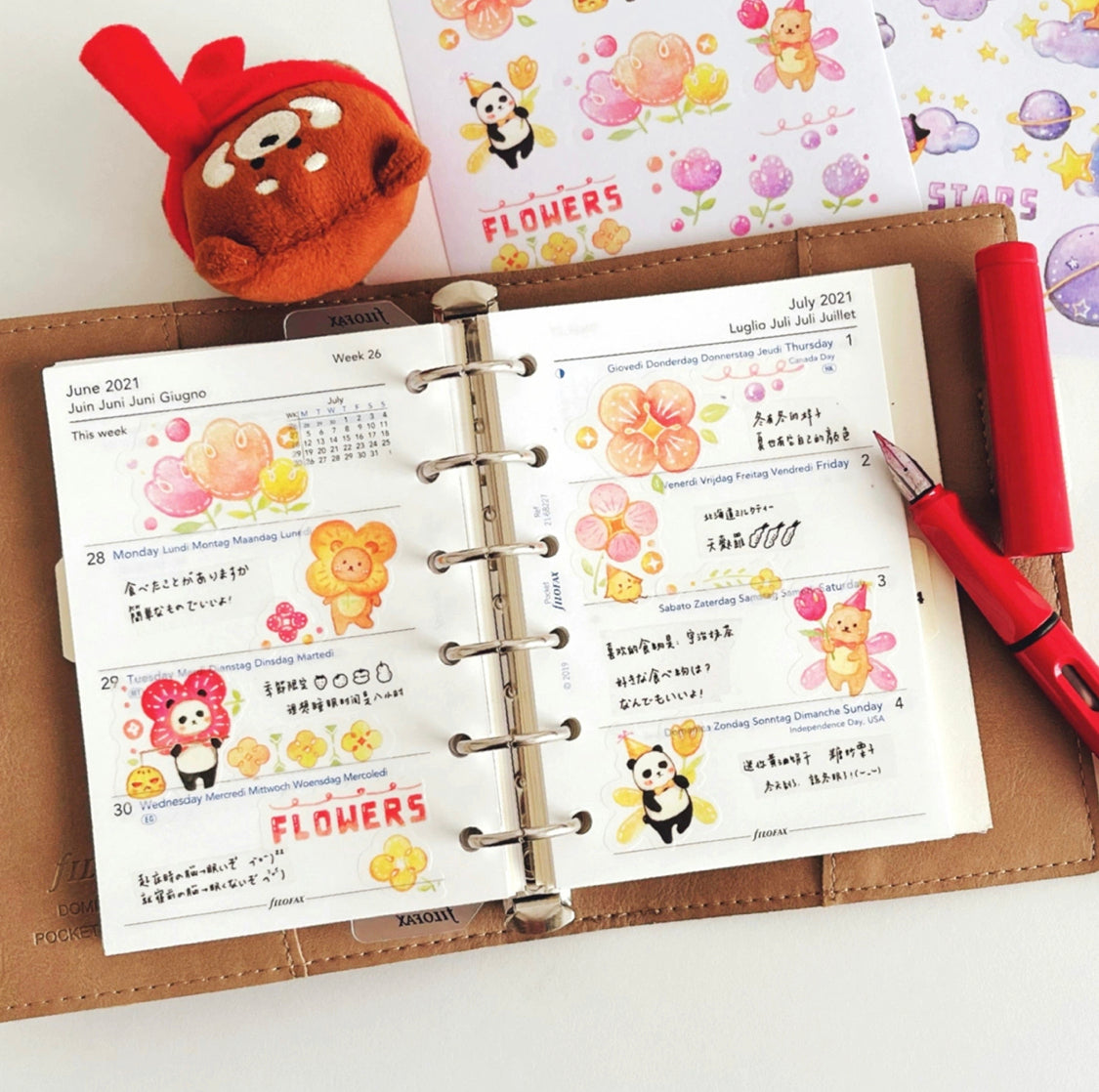 Ever&Ein colorful washitape and sticker pack