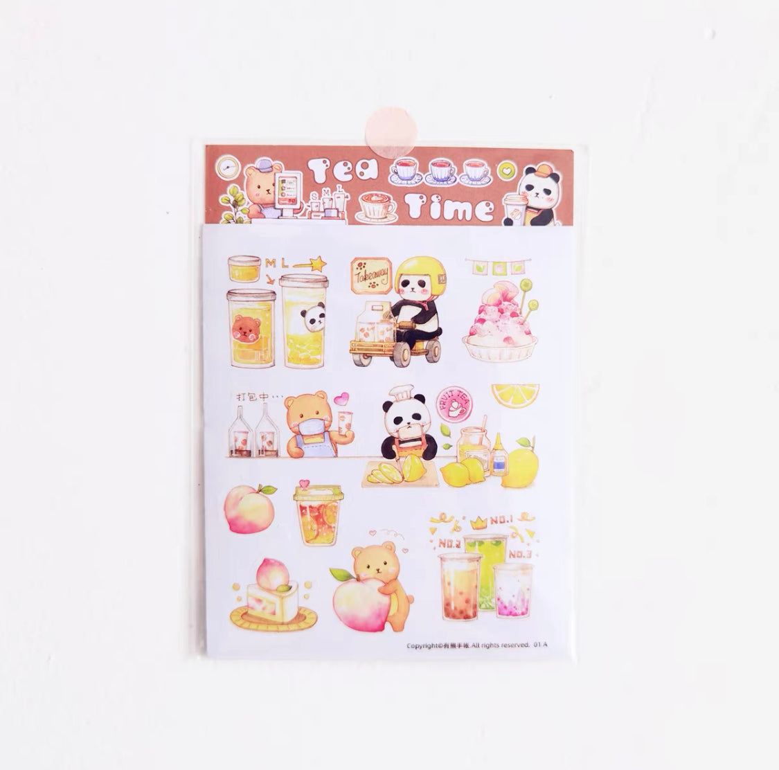 Ever&Ein tea time and sweet time washitape and sticker pack