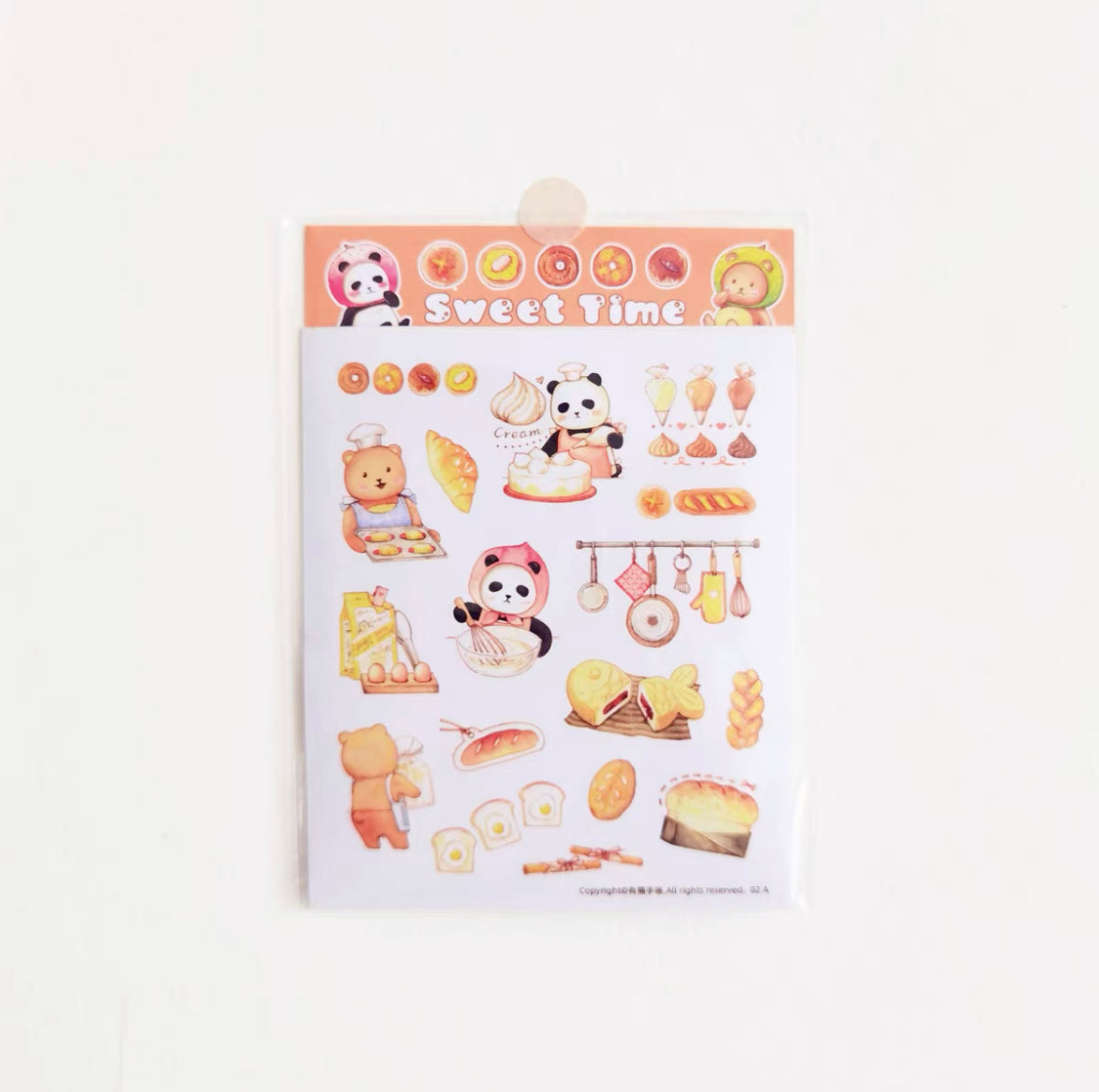 Ever&Ein tea time and sweet time washitape and sticker pack