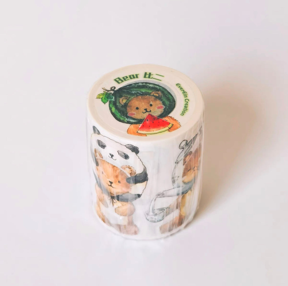 Ever&Ein panda and bear washitape