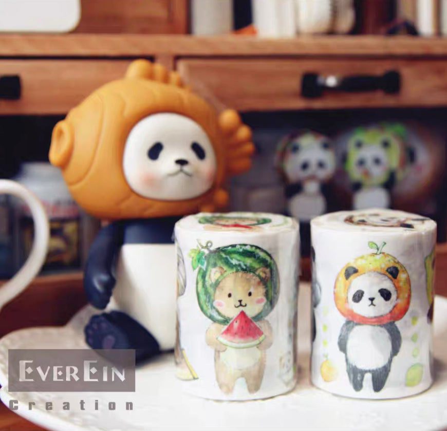 Ever&Ein panda and bear washitape