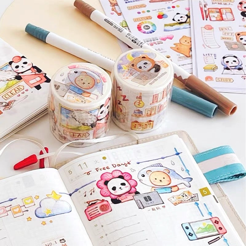 Ever&Ein work hard and relax washitape and sticker pack
