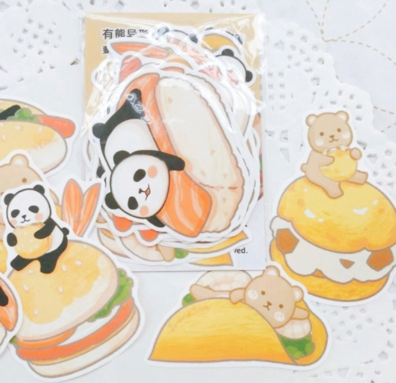 Ever&Ein panda and bear memo paper pack
