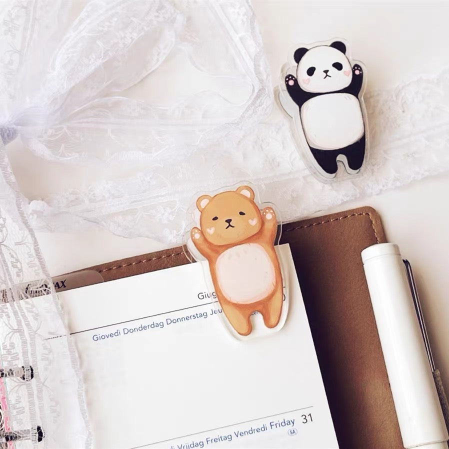 Ever&Ein panda and bear clamp