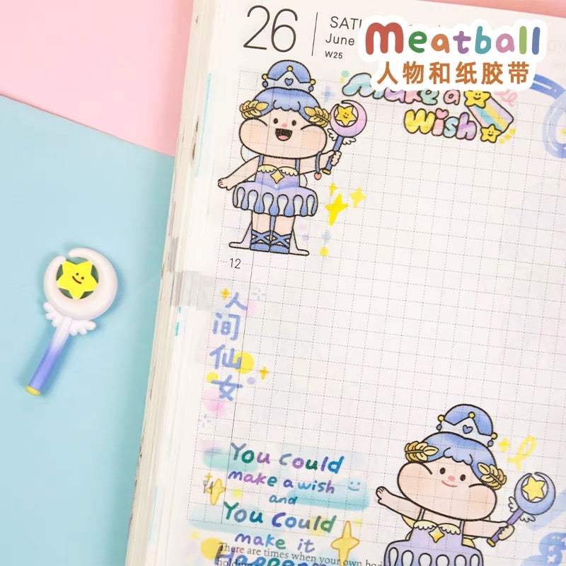Meatball「Make a wish」washitape
