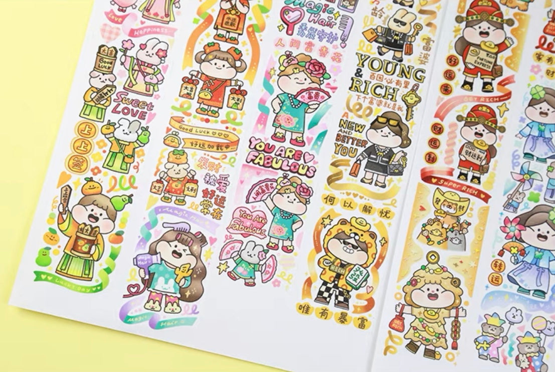 Meatball「Make a wish」washitape