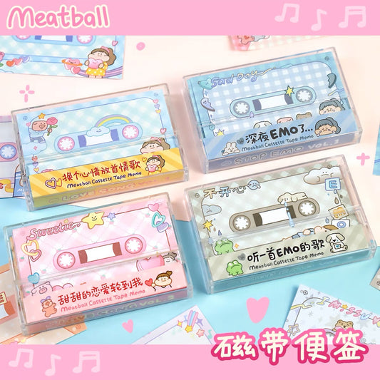 Meatball Love Song and Stop EMO cassette tape memo