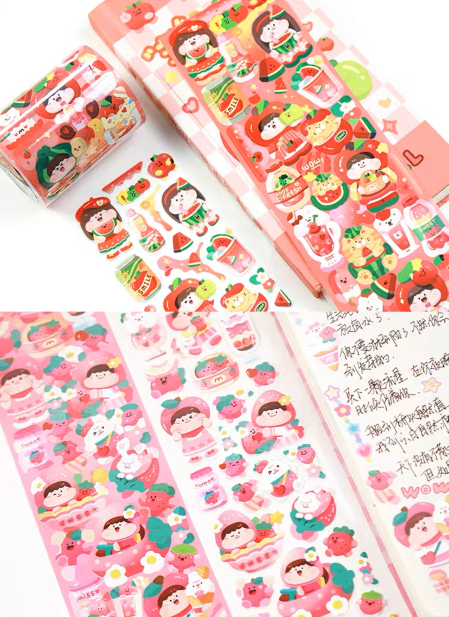 Meatball 「Fruit」series sticker tape