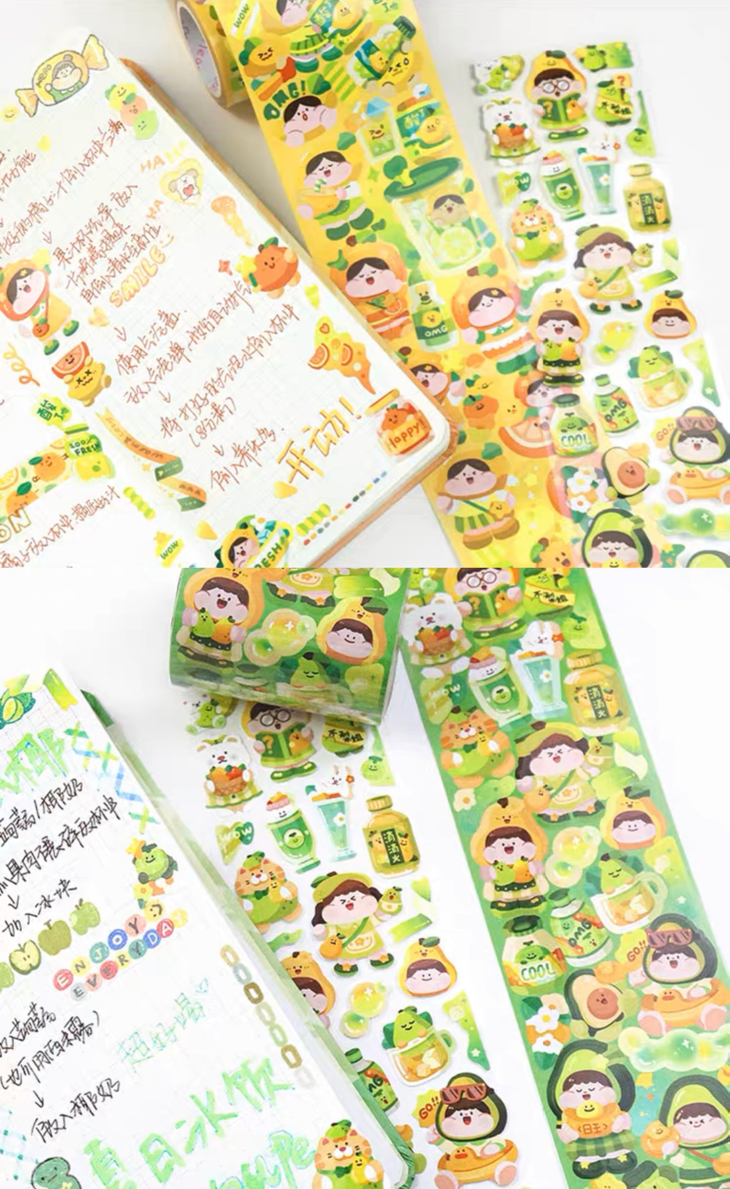 Meatball 「Fruit」series sticker tape