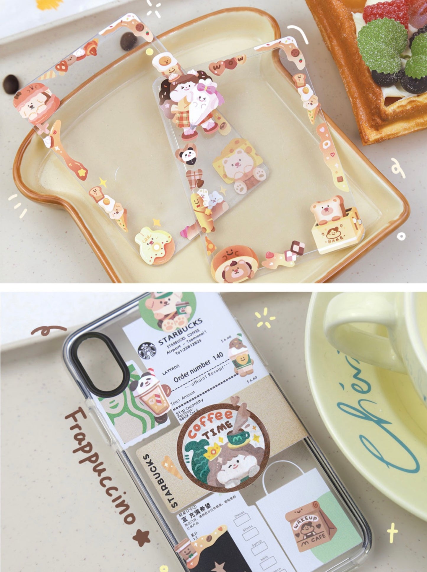 Meatball 「Coffee and Bread」washitape and sticker tape
